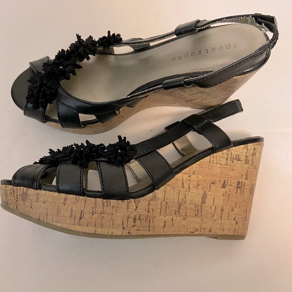 APOSTROPHE WEDGE SHOES - Picture 4 of 9